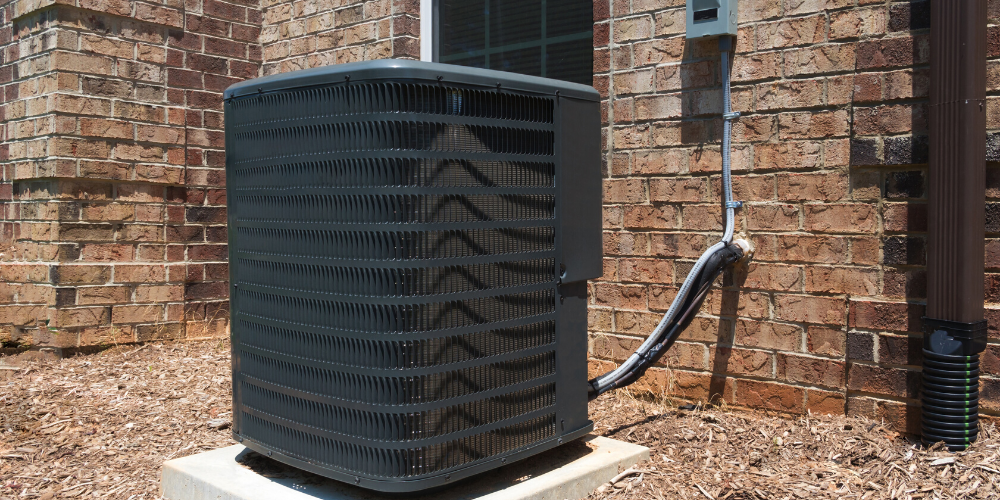 air conditioning unit outside of home